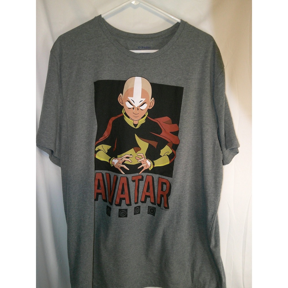 Old Navy Avatar Aang Graphic T-Shirt Crew Neck Short Sleeve XXL